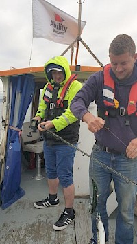 Onboard the Wootton Lass!