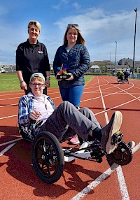 Andy Raises £260 for Ability Shetland