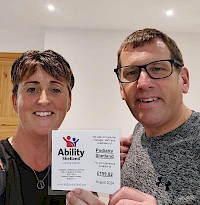Podiatry Shetland Raise Money for Ability Shetland
