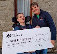 £1000 Raised for Ability Shetland