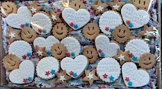 Ability Shetland biscuits with Awesome Ability Shetland in icing.