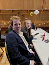 Trustee Andy, sitting next to his family