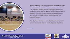 A picture of wheelchair basketball chairs and the information above