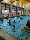 West side club in the swimming pool