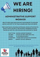Admin Support Worker Wanted